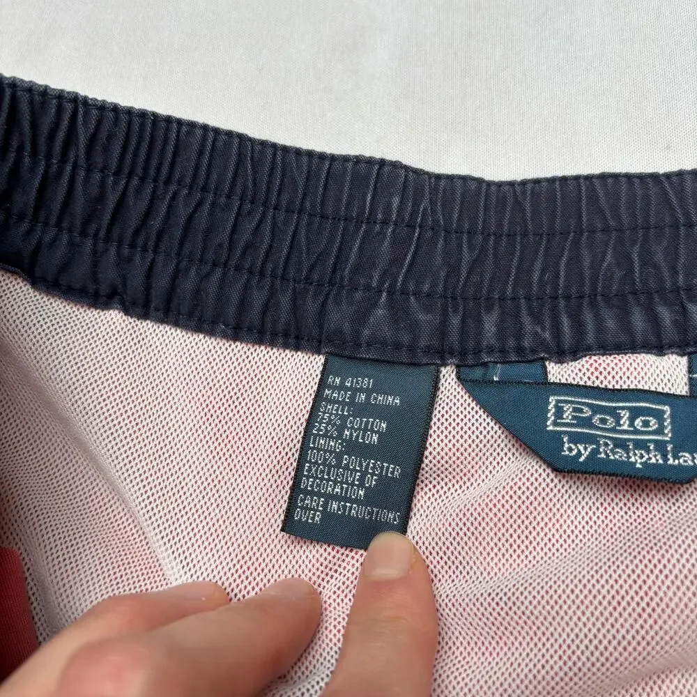 Vintage Polo Ralph Lauren Yacht Club RYC Big Pony Swim Shorts Men's Medium